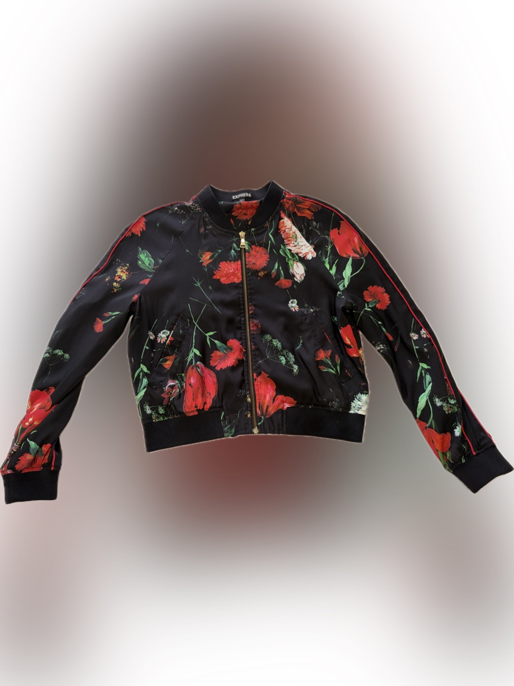 EXPRESS m FLORAL BOMBER JACKET